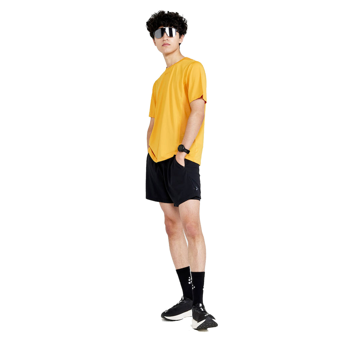 CRAFT ADV ESSENCE 2-IN-1 STRETCH SHORTS - HOMME