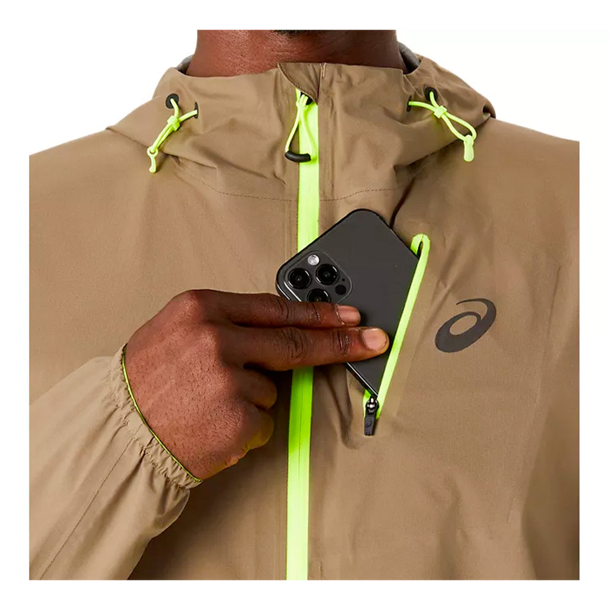 ASICS FUJITRAIL WATERPROOF JACKET - HOMME