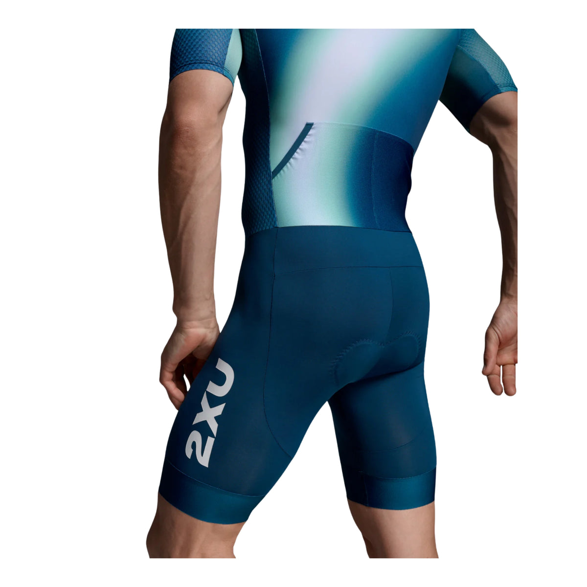 2XU AERO HEX SLEEVED TRISUIT - HOMME