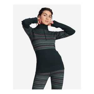 KARI TRAA SILJA WOOL HALF ZIP - FEMME