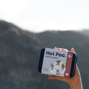 4 CHAUFFE-MAINS RÉUTILISABLES HOT POC +