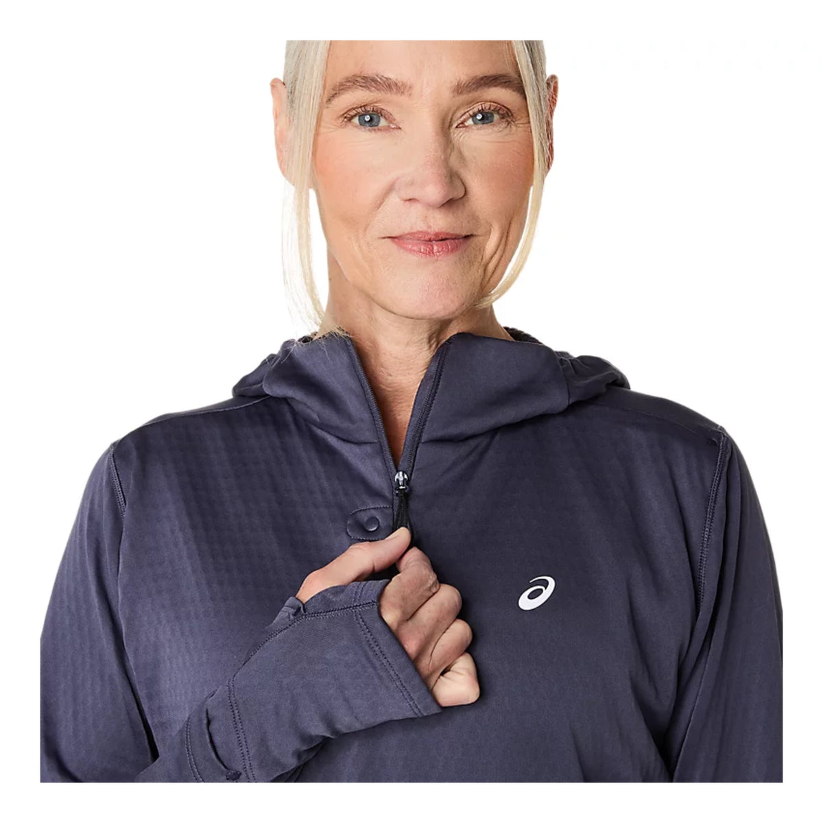 ASICS ROAD WINTER HOODIE MANCHES LONGUES - FEMME
