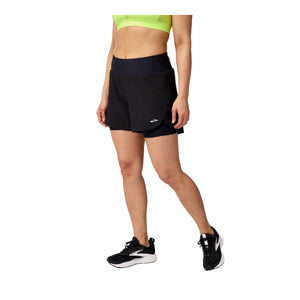 BROOKS CHASER 5" 2-IN-1 SHORTS 2.0 - FEMME