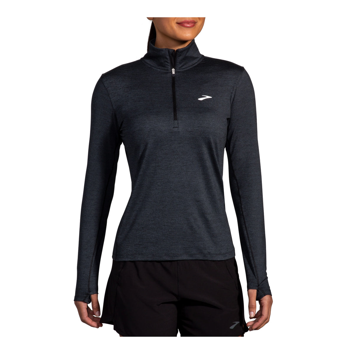 BROOKS DASH 1/2 ZIP 2.0 - FEMME