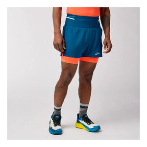 BROOKS HIGH POINT 5" 2-IN-1 SHORT 2.0 - HOMME