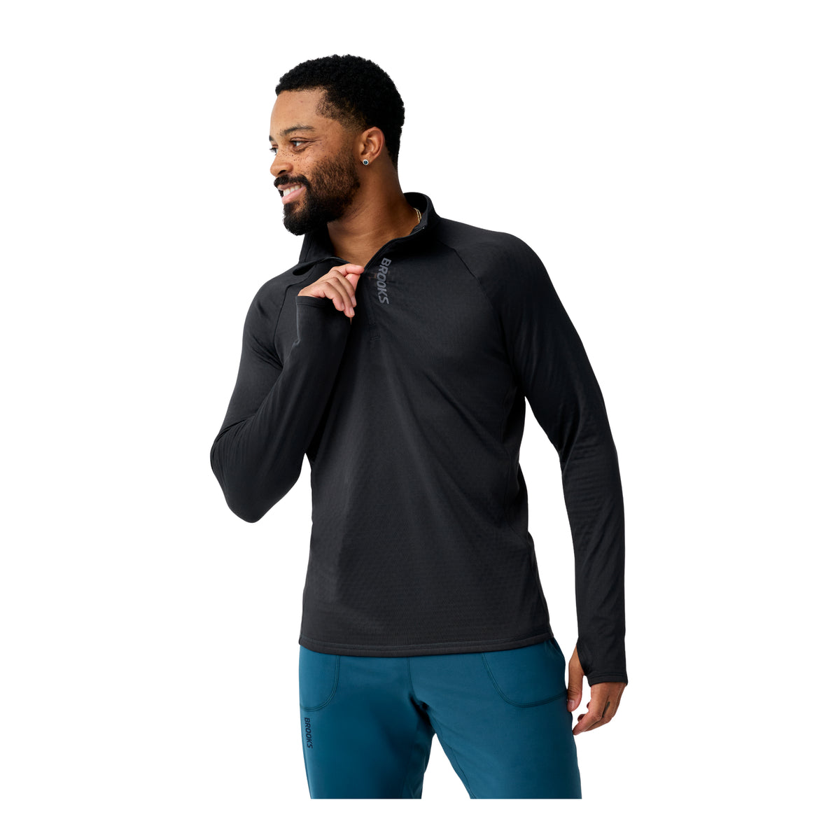 BROOKS MOMENTUM THERMAL 1/2 ZIP - HOMME