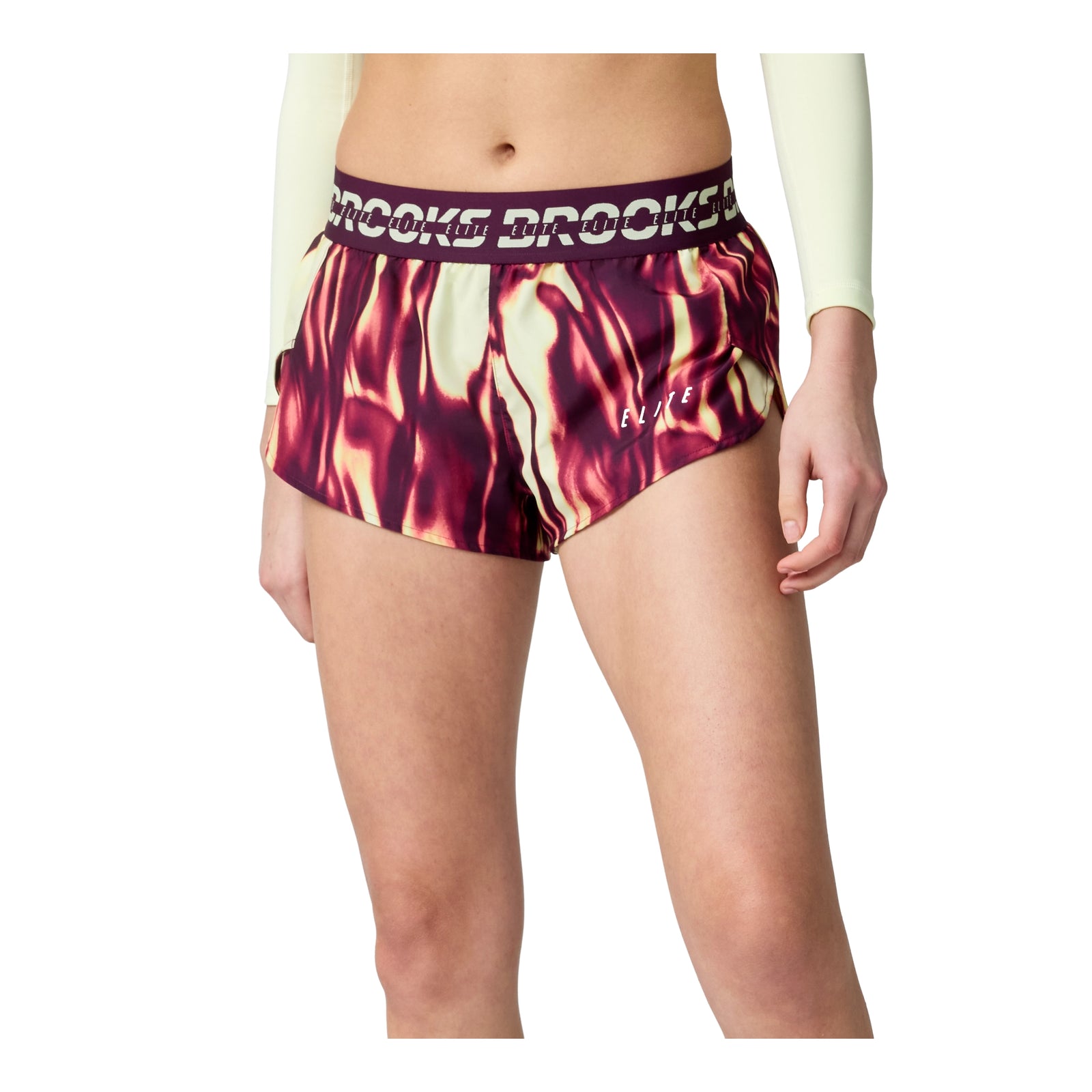 BROOKS PR ELITE SPLIT SHORT - FEMME