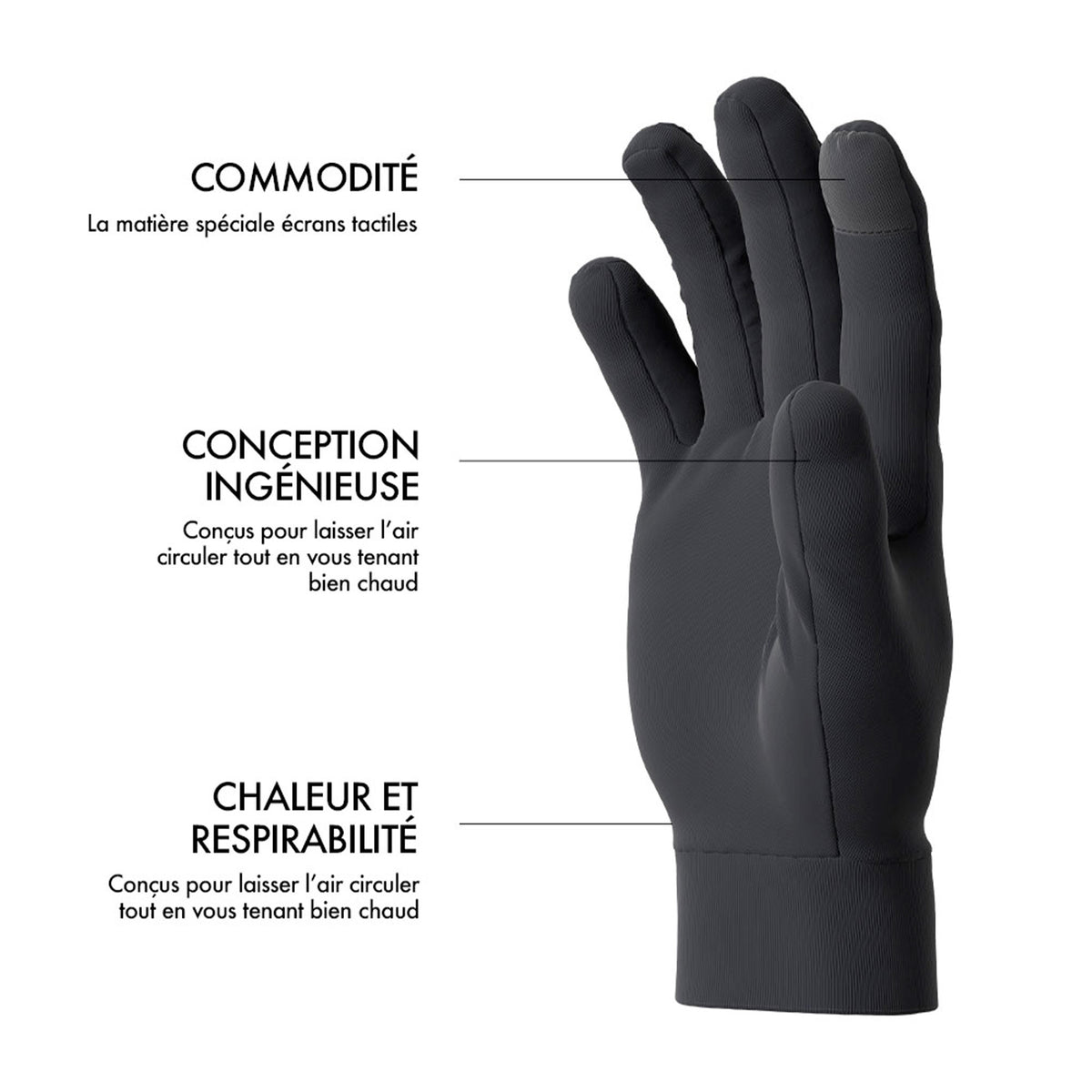 SALOMON GANTS CROSS WARM - UNISEXE