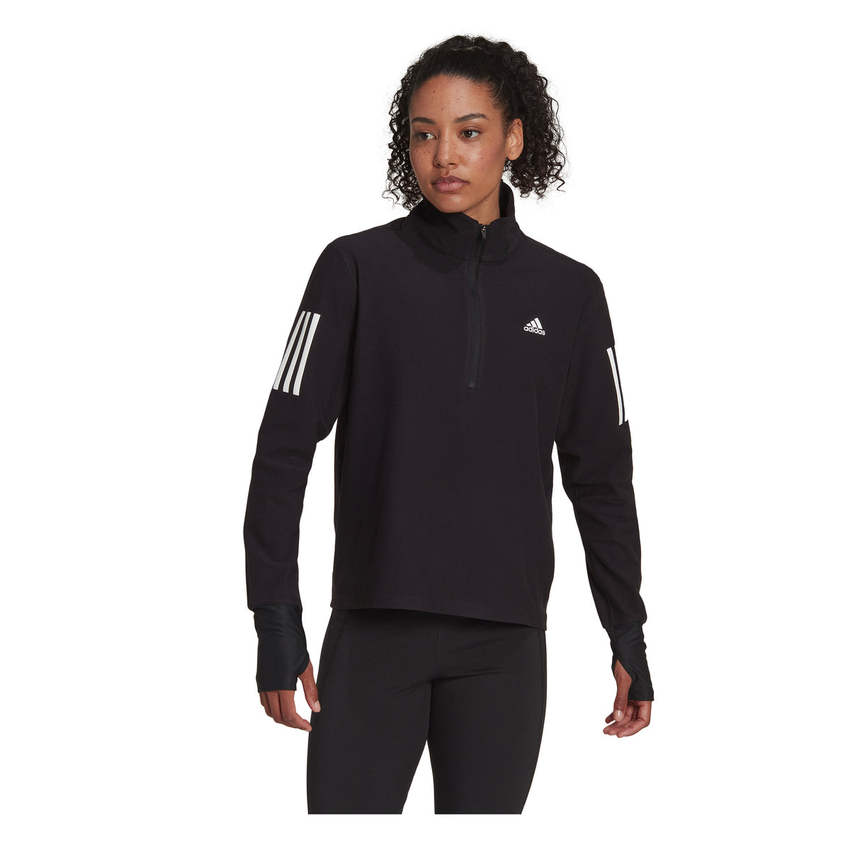 ADIDAS 1/2 ZIP OWN THE RUN - FEMME