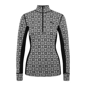 KARI TRAA ROSE WOOL HALF ZIP - FEMME