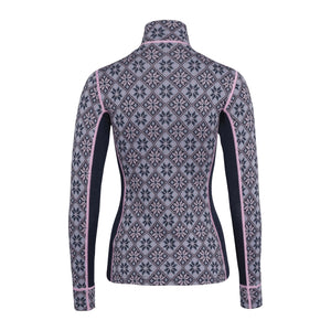 KARI TRAA ROSE WOOL HALF ZIP - FEMME