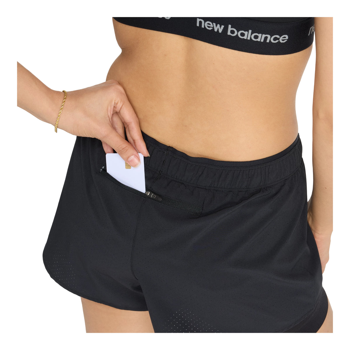 NEW BALANCE RC SEAMLESS 2 EN 1 SHORT 3" - FEMME