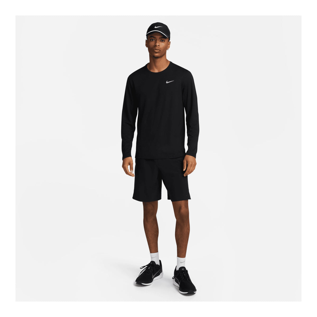 NIKE MILER UV MANCHES LONGUES - HOMME