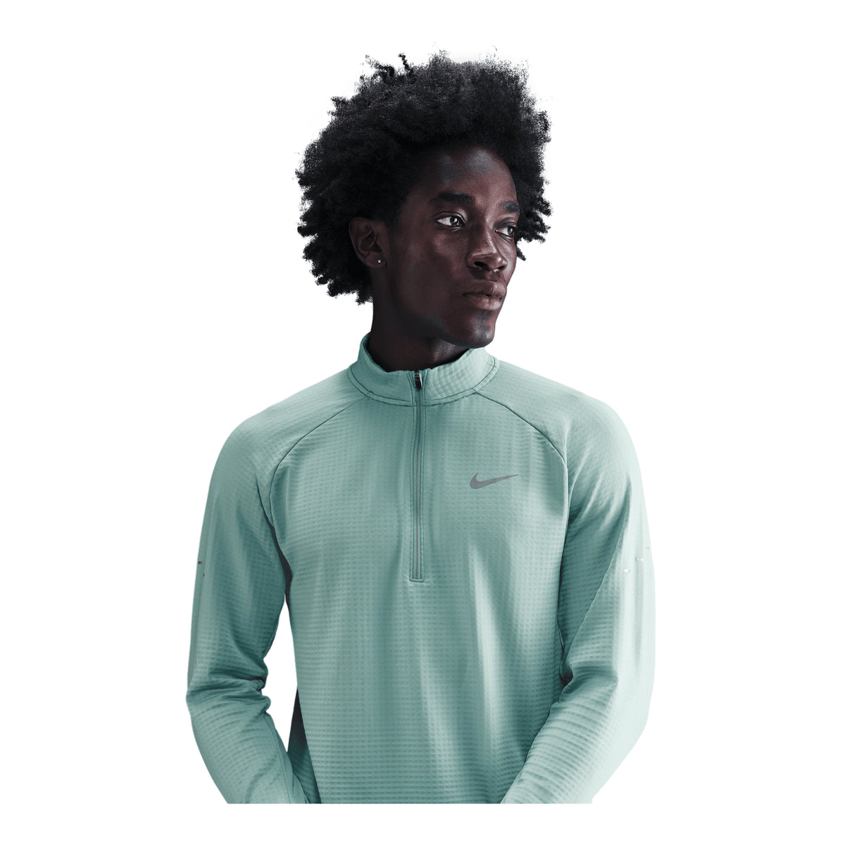 NIKE STRIDE HIVERNISÉ 1/2-ZIP CHANDAIL COURSE - HOMME