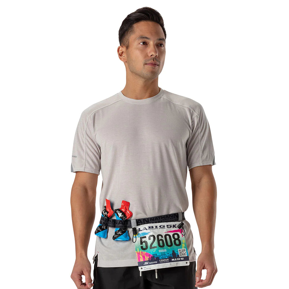 NATHAN CEINTURE DE TAILLE POUR DOSSARD DE COURSE ET NUTRITION - UNISEXE