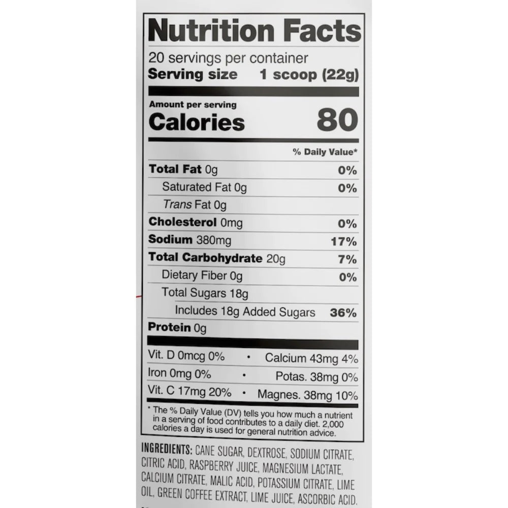 SKRATCH MÉLANGE POUR BOISSON SPORTIVE D'HYDRATATION - PORTION INDIVIDUELLE