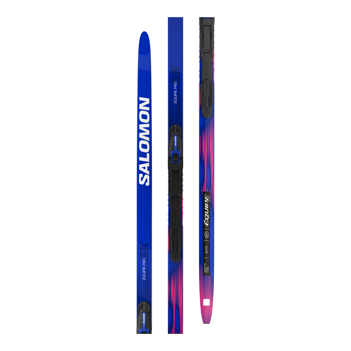 SALOMON EQUIPE PRO SKATE STIFF (FIXATIONS INCLUSES)