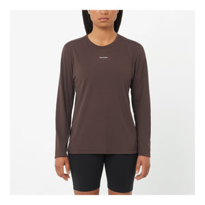 SALOMON T-SHIRT SHAKEout CORE LS - FEMME