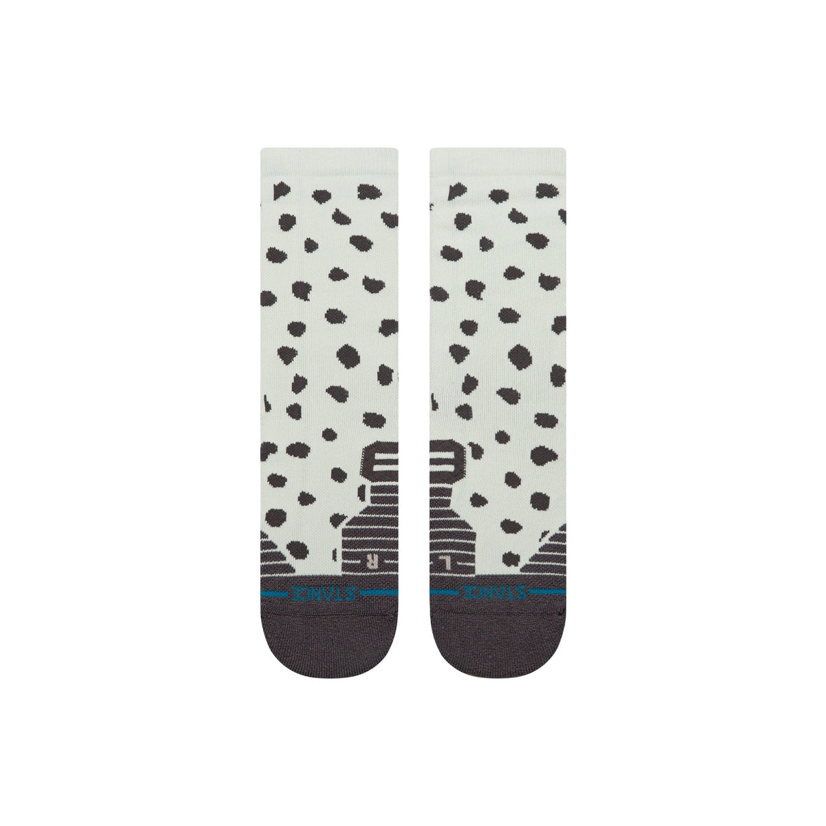 STANCE LEOPARD MID CREW - FEMME