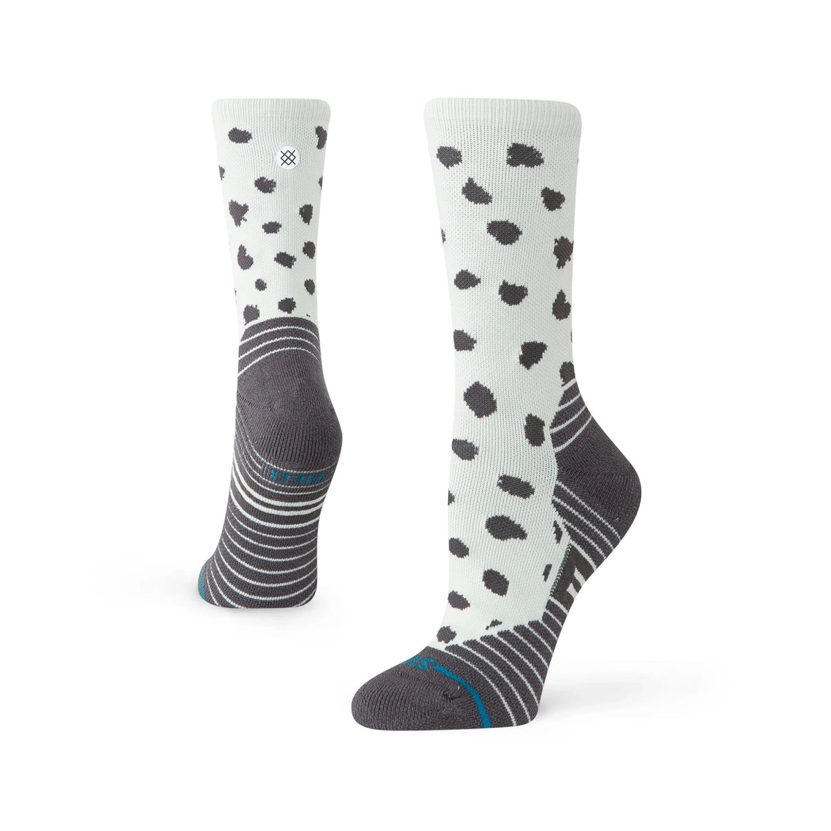 STANCE LEOPARD MID CREW - FEMME