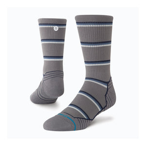 STANCE RUN MULTISTRIPE RIBBED CREW - UNISEXE