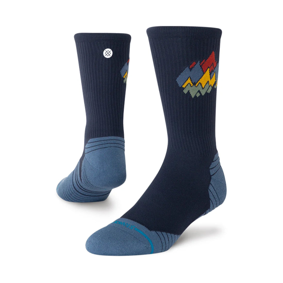 STANCE RUN PEAKS RIBBED LÉGER CREW - UNISEXE