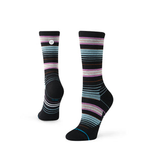 STANCE RUN ROCKFORD LIGHT WOOL CREW - FEMME