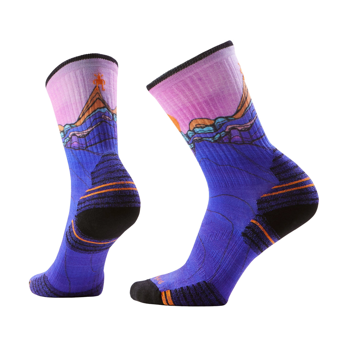 SMARTWOOL HIKE PRINT CREW - FEMME