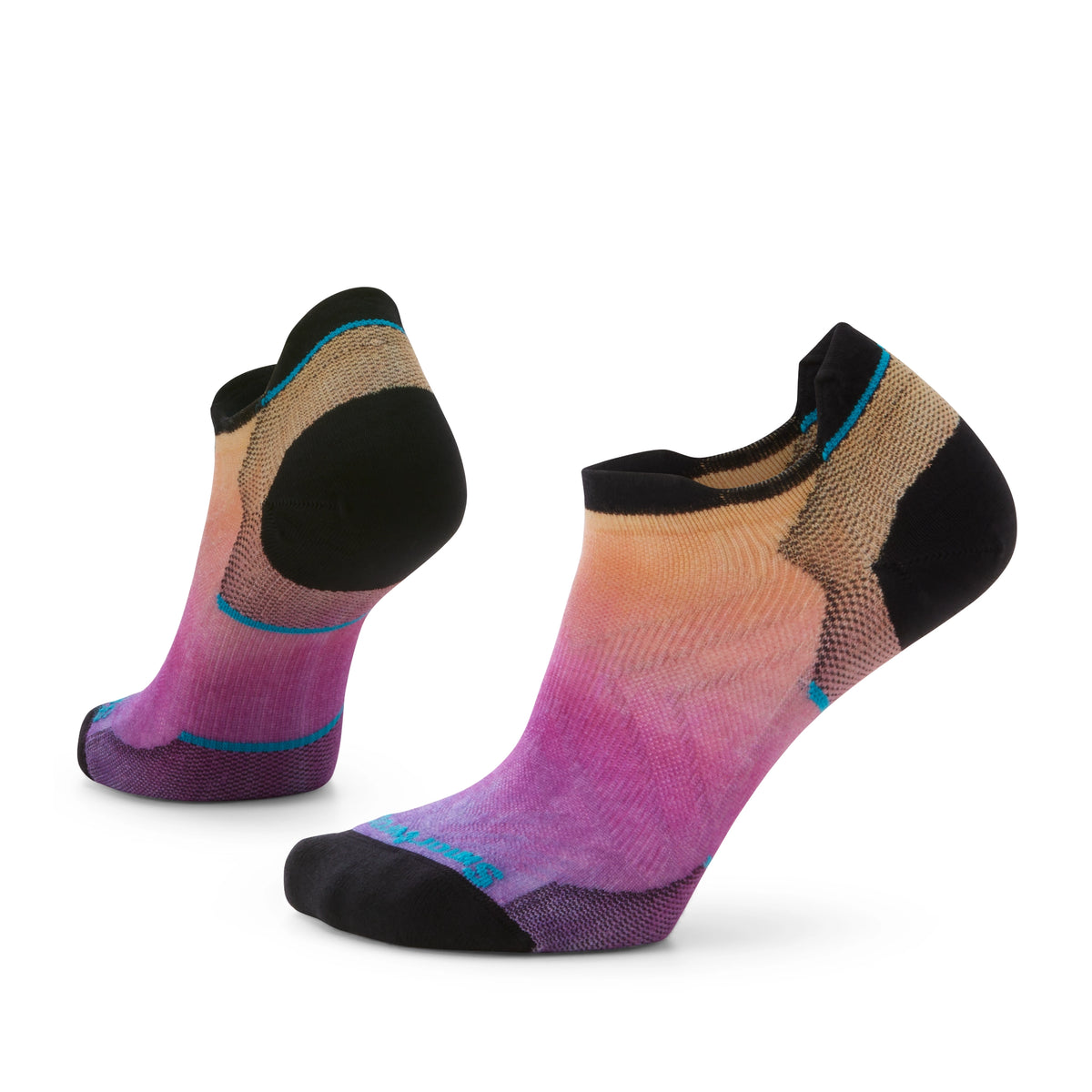 SMARTWOOL RUN PRINT LOW ANKLE - FEMME