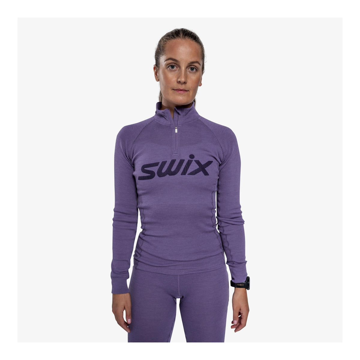 SWIX RACEX MERINO HALF ZIP - FEMME