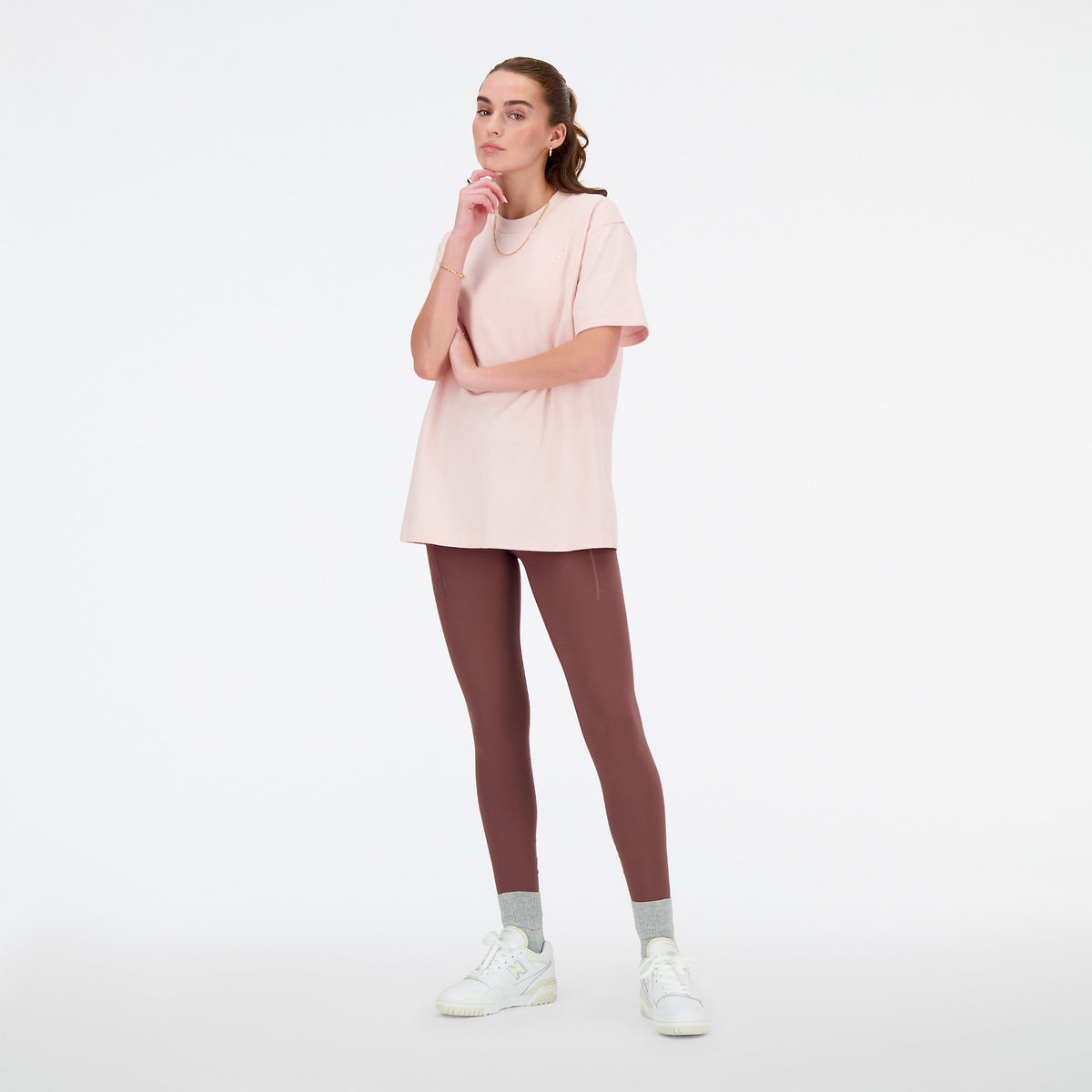 NEW BALANCE LEGGING TAILLE HAUTE SLEEK POCKET 27" - FEMME