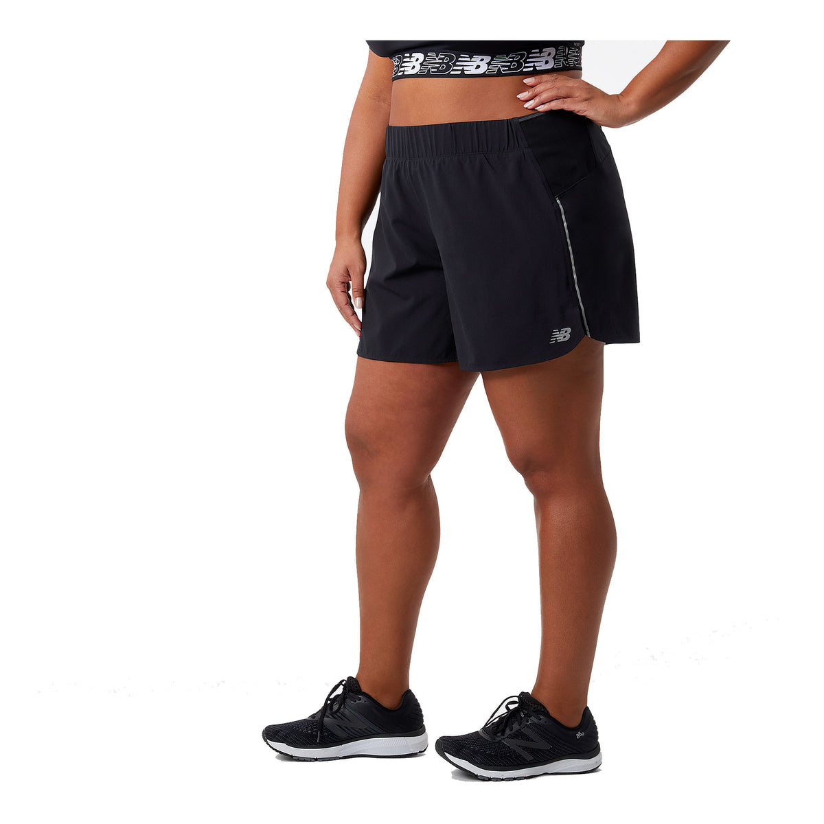 NEW BALANCE SHORT IMPACT RUN 5 POUCES - FEMME