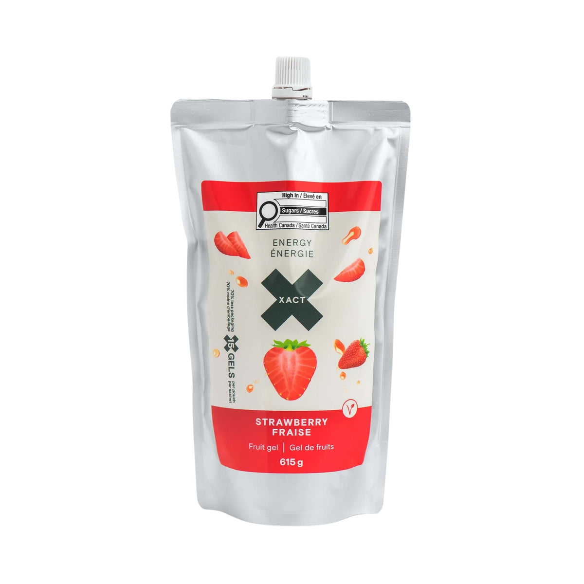 XACT ENERGY GEL DE FRUITS : REFILL 15 PORTIONS
