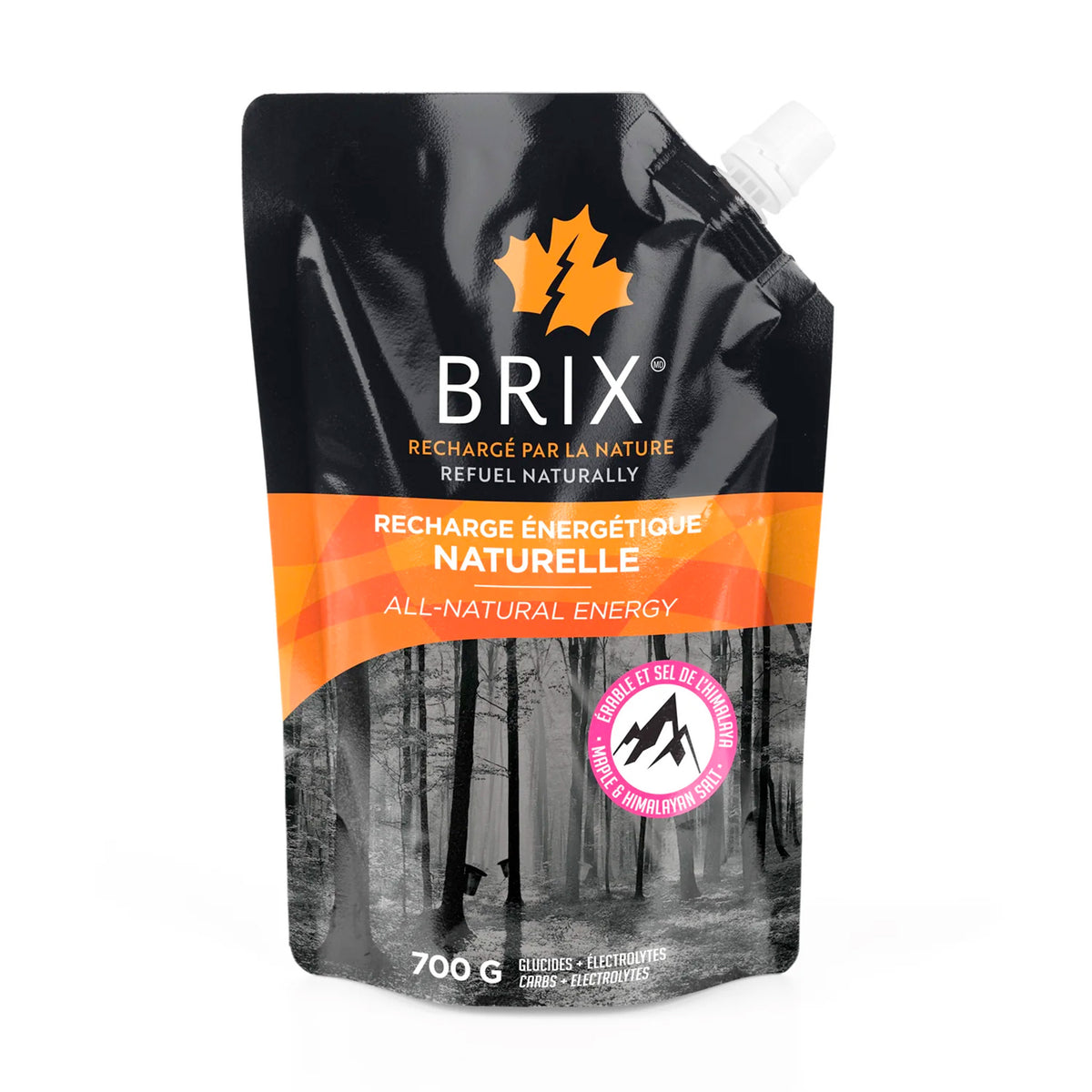 BRIX POCHETTE DE RECHARGE ÉRABLE & SEL DE L'HIMALAYA 700g