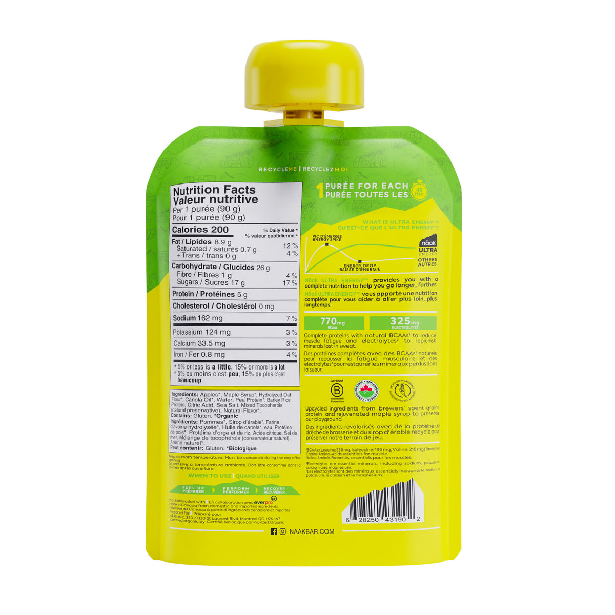 NAAK PURÉE ÉNERGÉTIQUE