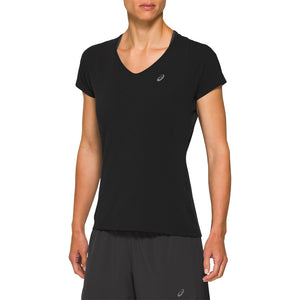 ASICS V-NECK SS TOP - FEMME