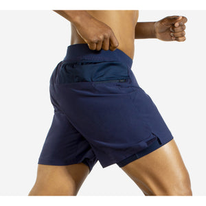 BROOKS SHERPA 7" 2-EN-1 SHORT - HOMME