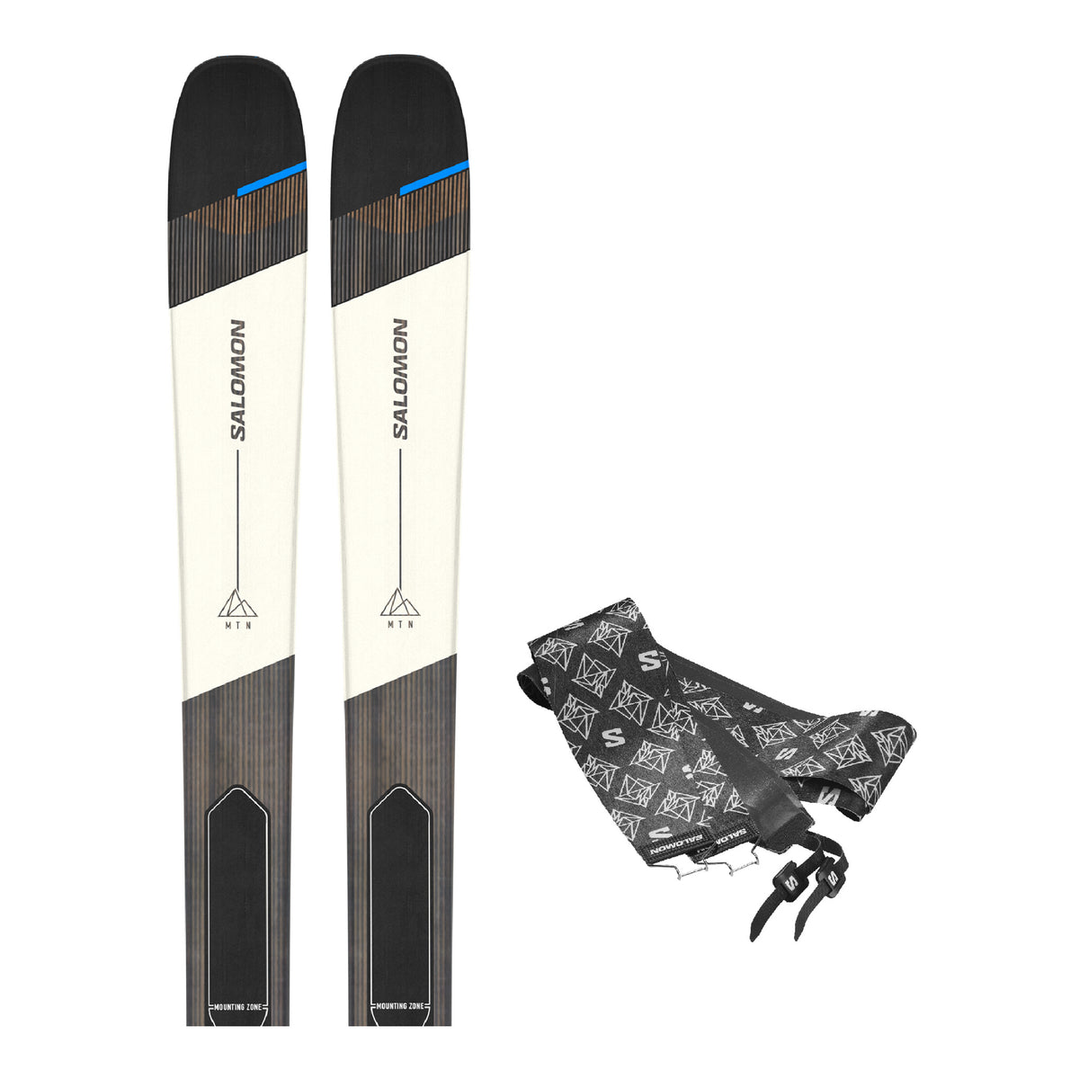 SALOMON MTN 96 CARBON (AVEC PEAUX)