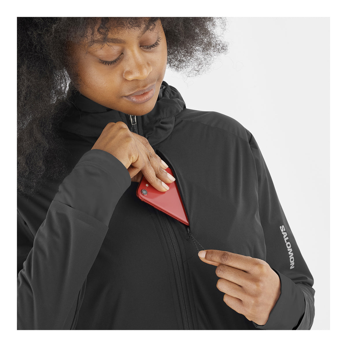 SALOMON LIGHT SHELL JACKET - WOMEN