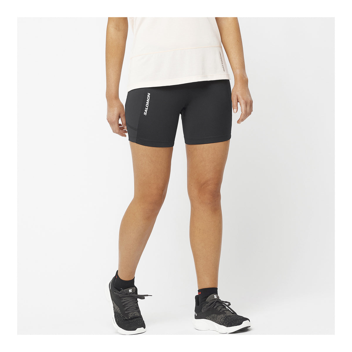 SALOMON CROSS RUN BIB SHORTS - WOMEN