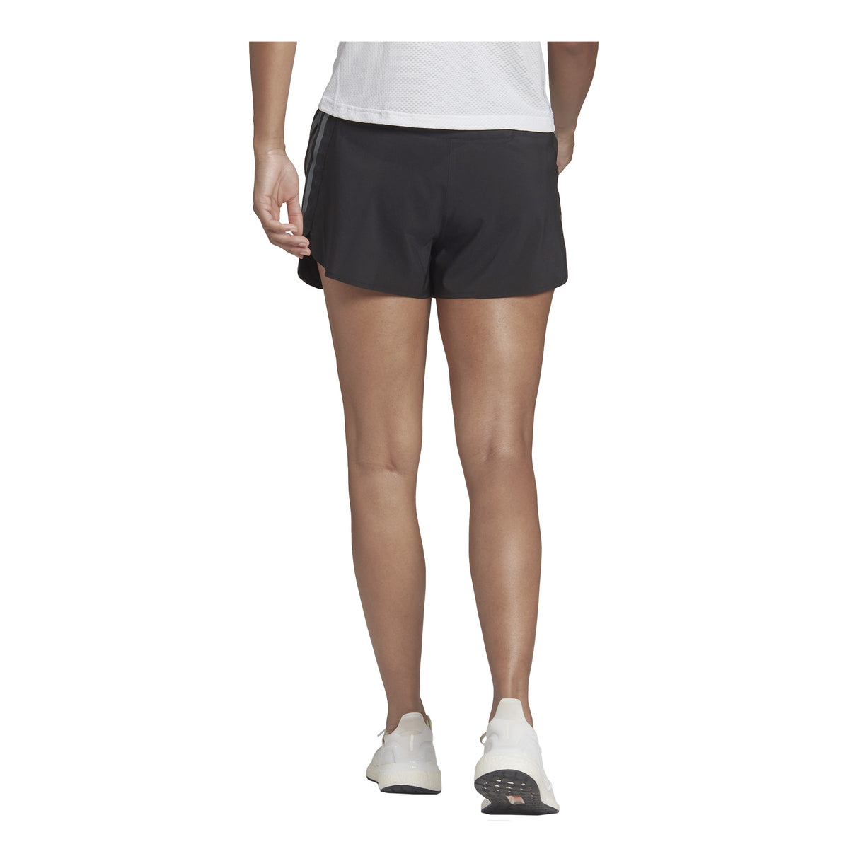 ADIDAS 3" RUN ICONS 3-STRIPES RUNNING SHORTS - WOMEN