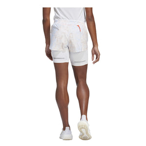 ADIDAS RUN FAST 2-IN-1 SHORTS - WOMEN