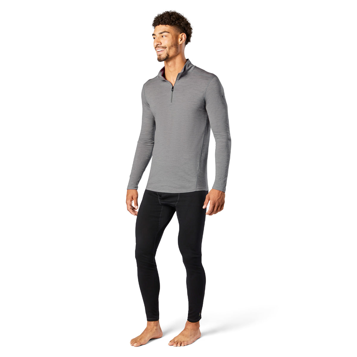 SMARTWOOL CLASSIC ALL-SEASON MERINO BASE LAYER 1/4 ZIP - HOMME