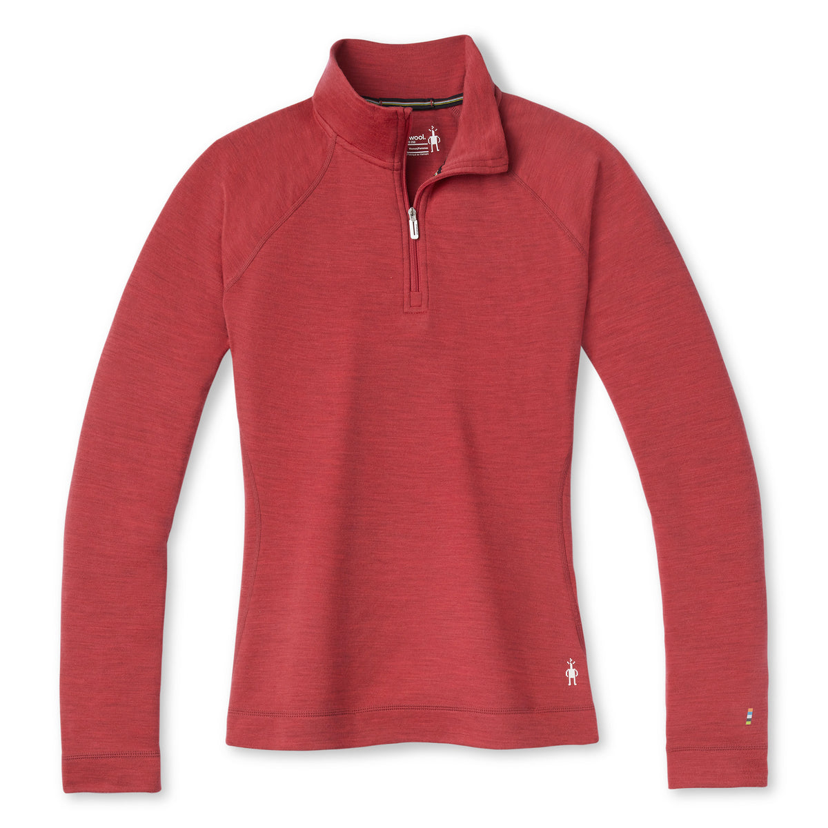 SMARTWOOL CLASSIC THERMAL MERINO BASE LAYER 1/4 ZIP BOXED - FEMME