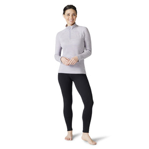 SMARTWOOL CLASSIC THERMAL MERINO BASE LAYER 1/4 ZIP BOXED - FEMME