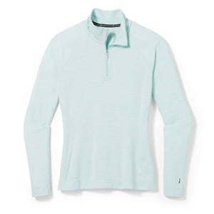 SMARTWOOL CLASSIC THERMAL MERINO BASE LAYER 1/4 ZIP BOXED - FEMME