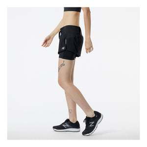 NEW BALANCE SHORT 2-EN-1 IMPACT RUN - FEMME