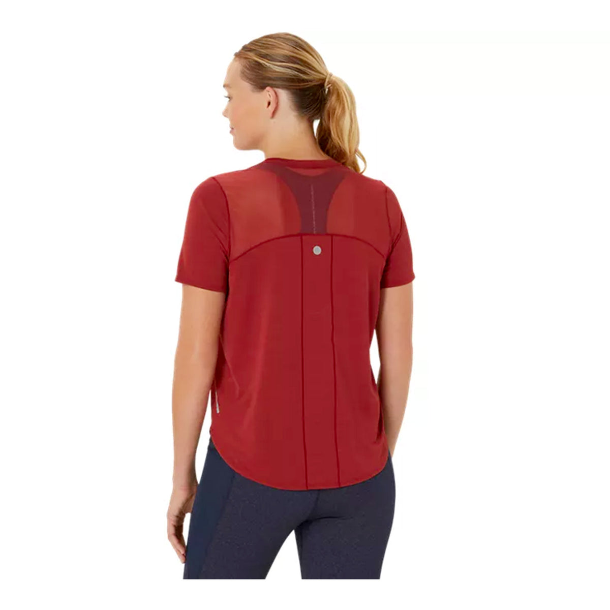 ASICS ROAD V-NECK SS TOP - FEMME
