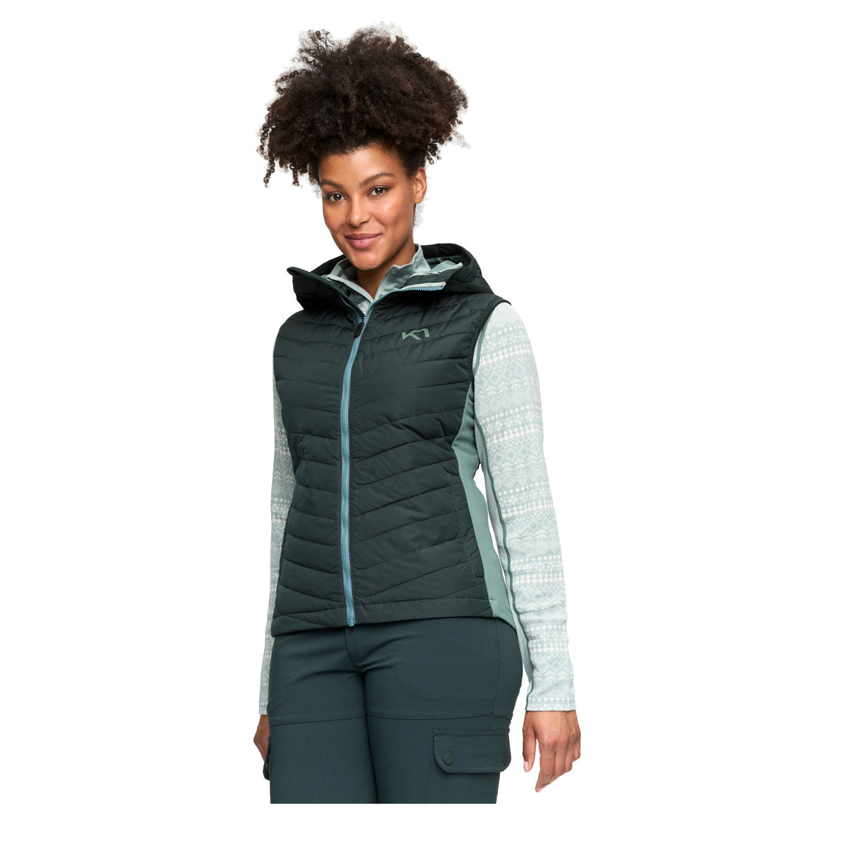 KARI TRAA EVA DOWN VEST - FEMME