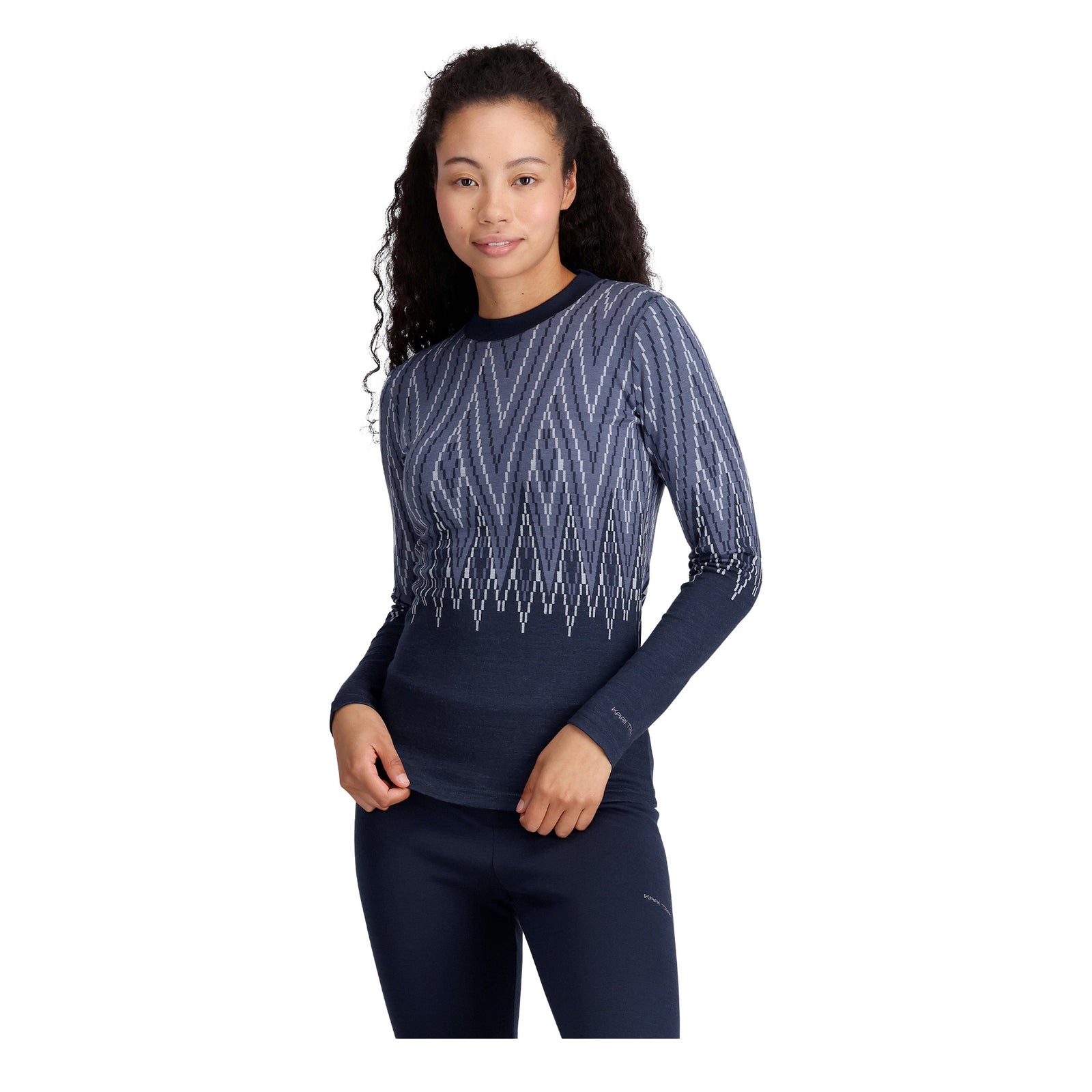 Kari Traa Silja Wool Women's Long Sleeve, Alpine / Apparel